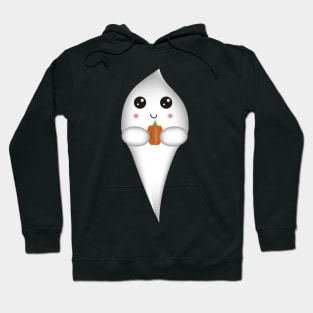 Spooky Friends - Ghost and Pumpkin Hoodie